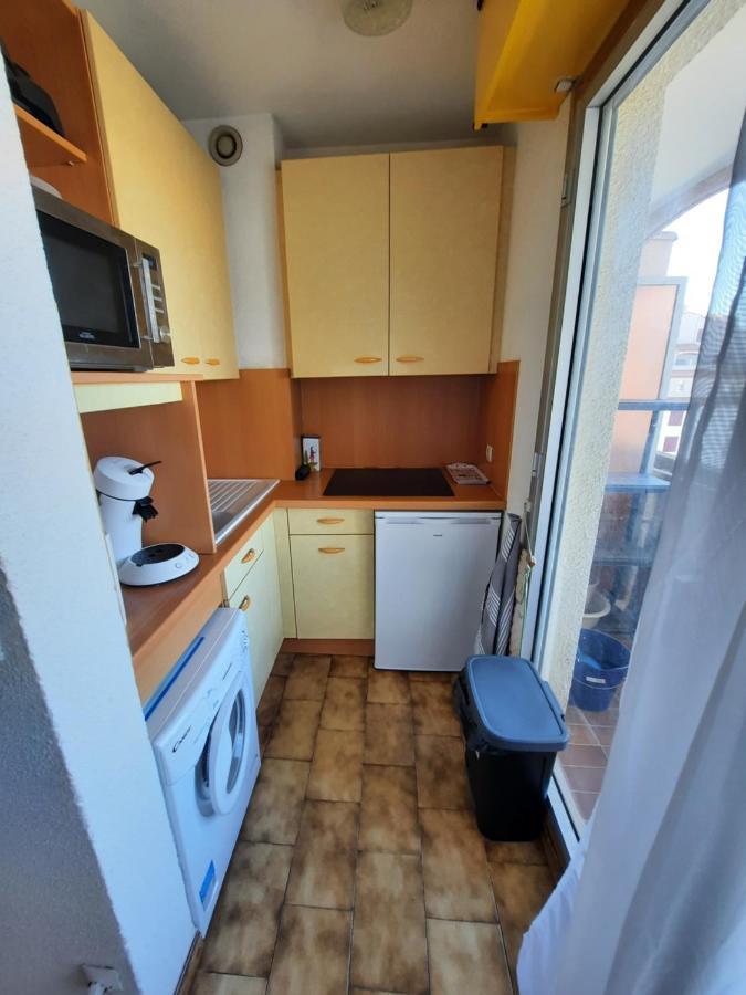 Appartement T2 Vue Mer Et Port,2 Balcons, Parking Prive Canet-en-Roussillon Dış mekan fotoğraf