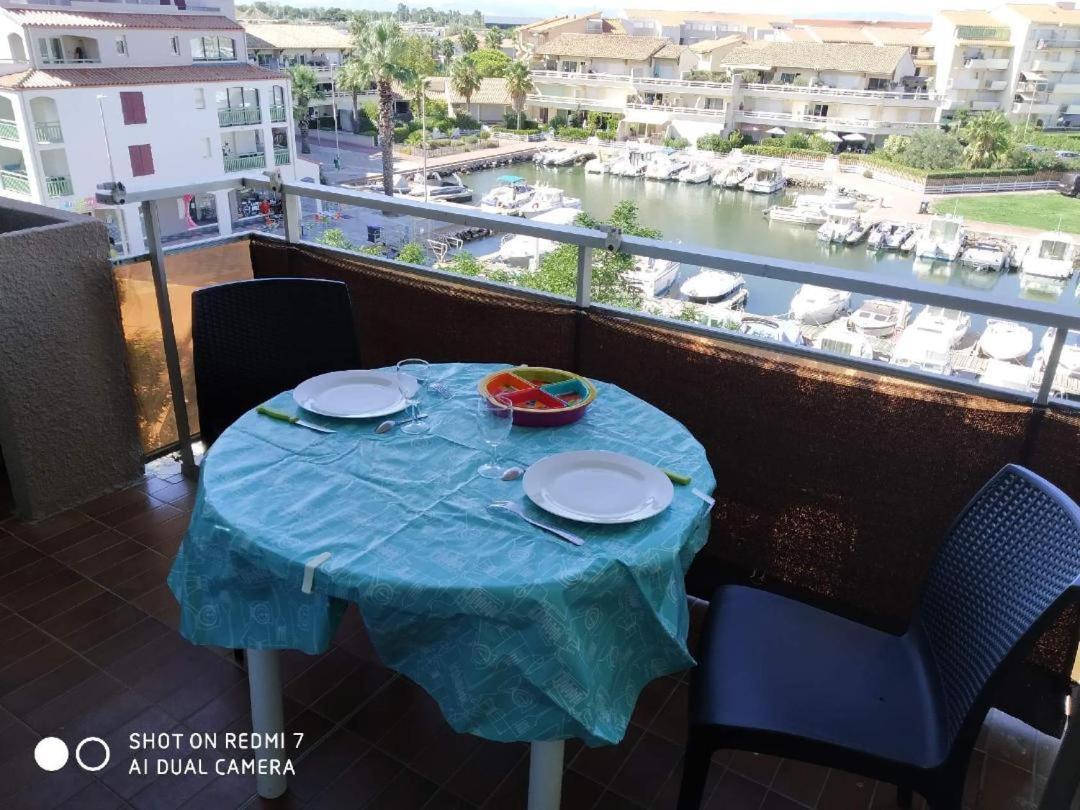 Appartement T2 Vue Mer Et Port,2 Balcons, Parking Prive Canet-en-Roussillon Dış mekan fotoğraf