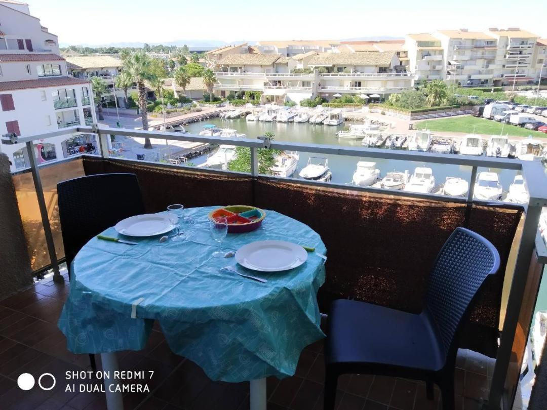 Appartement T2 Vue Mer Et Port,2 Balcons, Parking Prive Canet-en-Roussillon Dış mekan fotoğraf