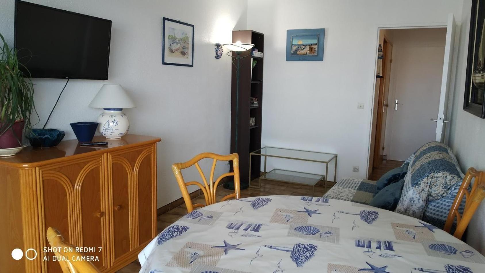 Appartement T2 Vue Mer Et Port,2 Balcons, Parking Prive Canet-en-Roussillon Dış mekan fotoğraf