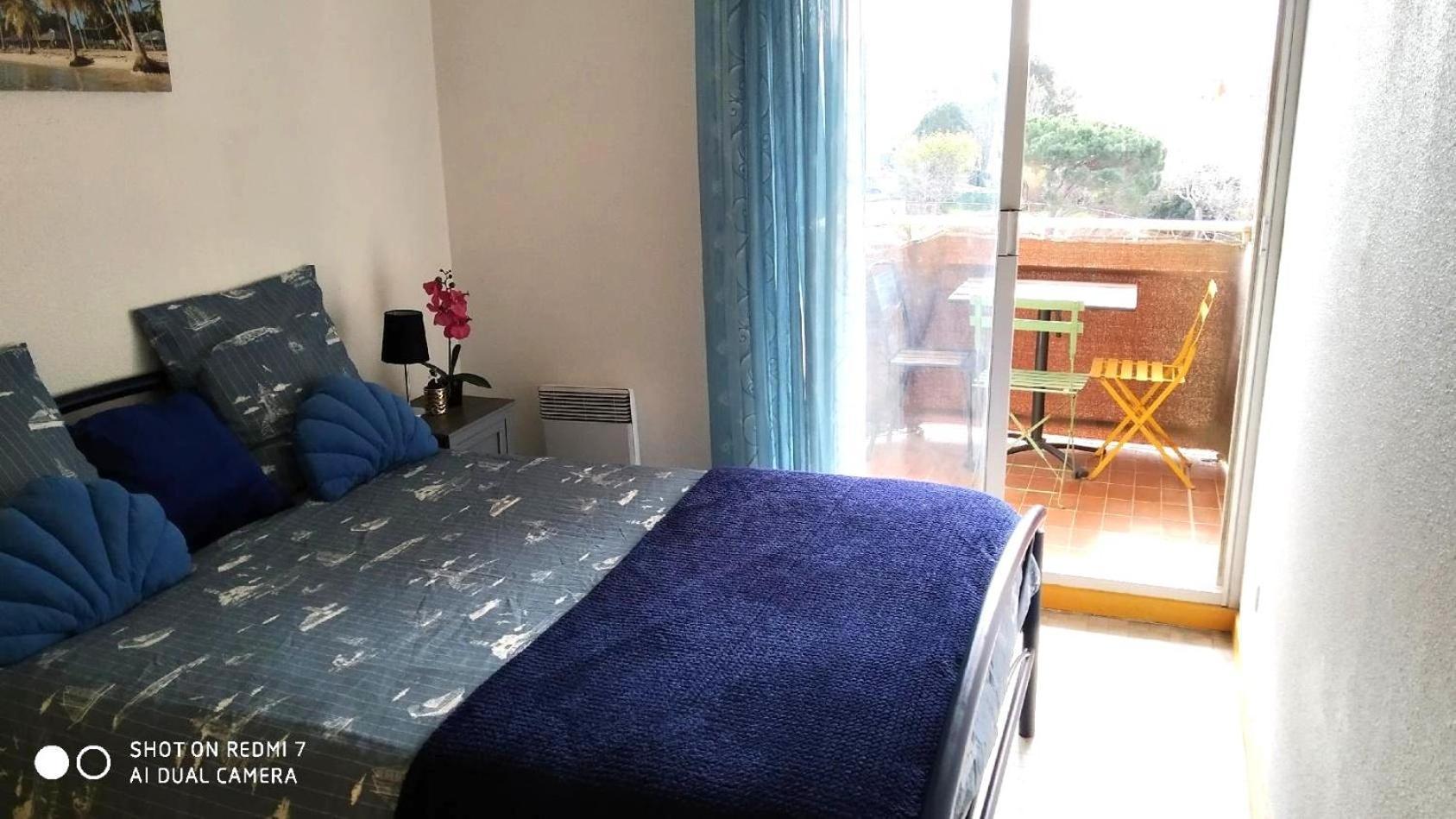 Appartement T2 Vue Mer Et Port,2 Balcons, Parking Prive Canet-en-Roussillon Dış mekan fotoğraf