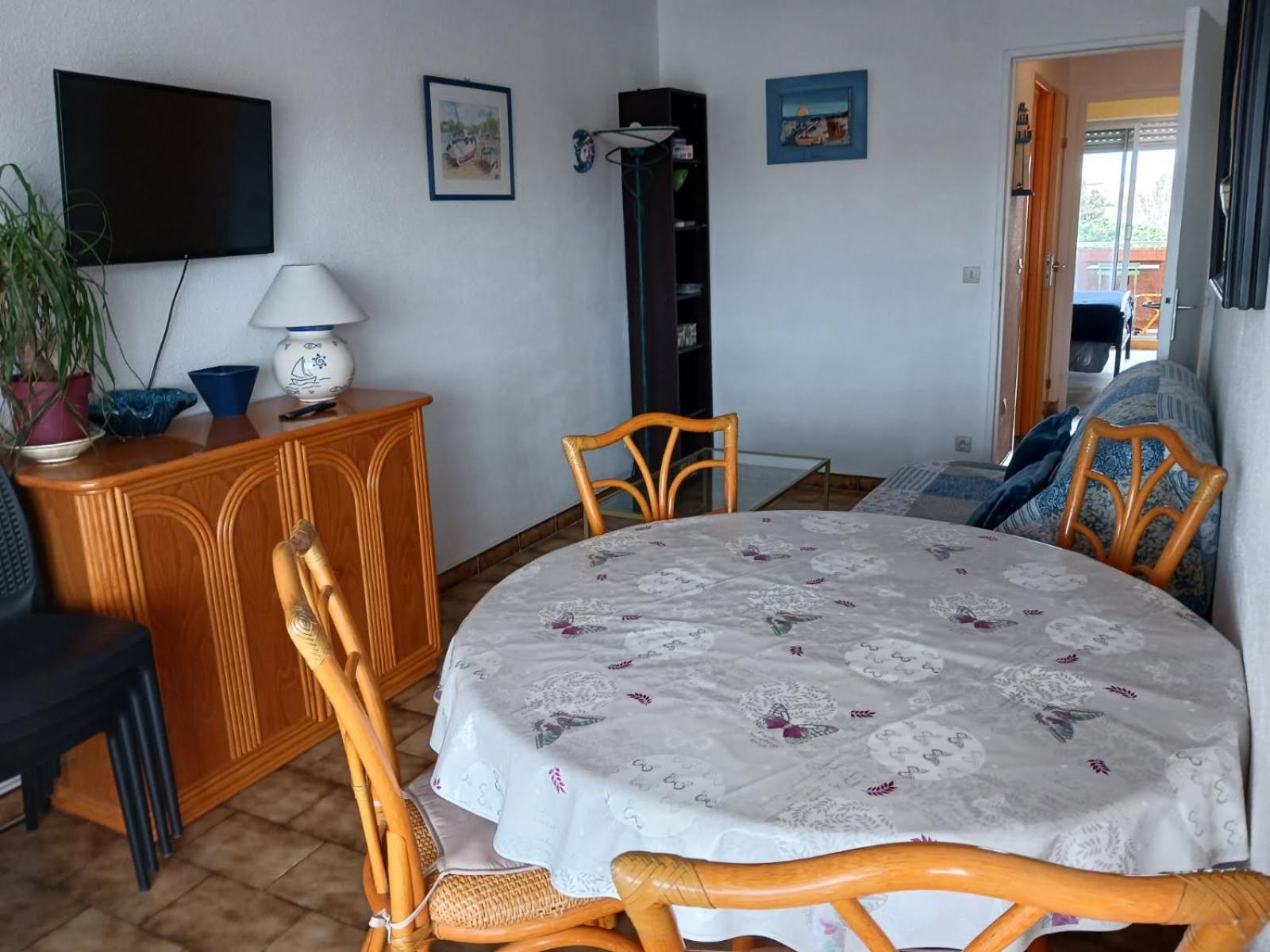 Appartement T2 Vue Mer Et Port,2 Balcons, Parking Prive Canet-en-Roussillon Dış mekan fotoğraf